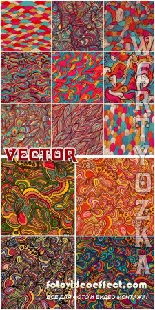      / Vector Background with colorful designs