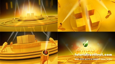 Gold stage - Project for After Effects (Videohive)