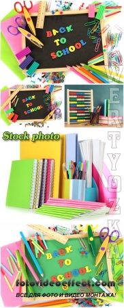   / School supplies - Raster clipart