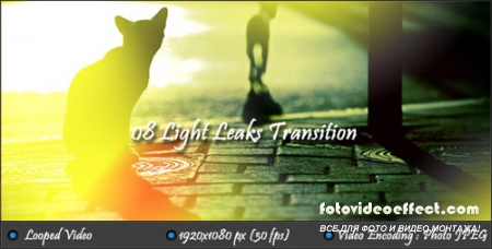 Light Leaks Transition (Motion Grafics)