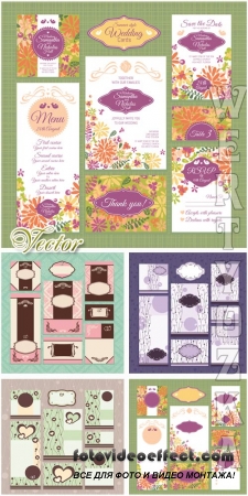   / Wedding card - vector clipart