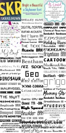   - 8 / Collection of fonts - Part 8