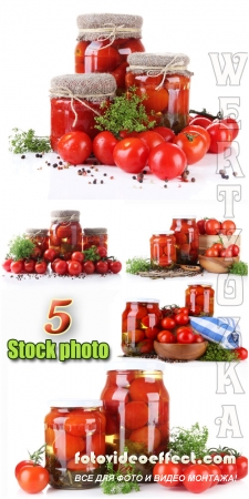 ,  / Tomatoes, canned - Raster clipart