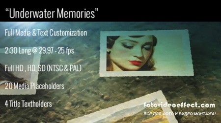 Underwater Memories Slideshow - Project for After Effects (Videohive)