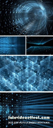  Stock Photo: Abstract futuristic background