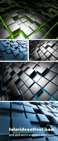  Stock Photo: Cubes Background