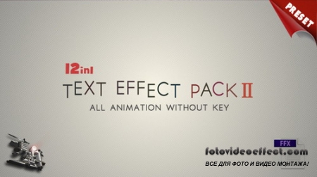 Text FX Pack II - Project for After Effects (Videohive)