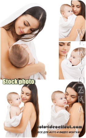    / Mother and Child - Raster clipart