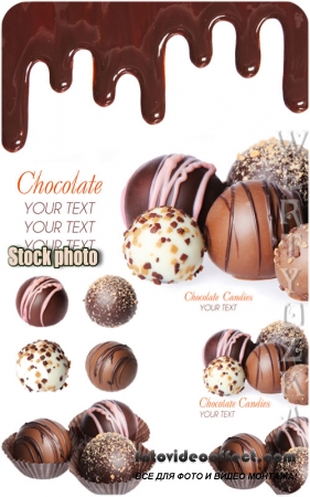 ,   / Chocolate, chocolate candy - Raster clipart