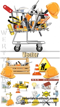     / Construction and repairs - vector