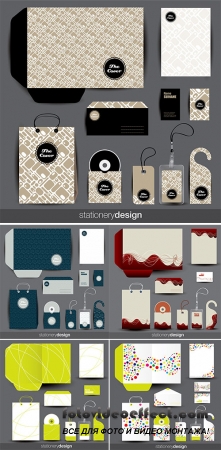 Stock: Stationery design set