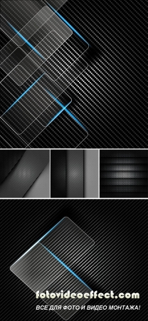 Stock: Metallic background with carbon texture
