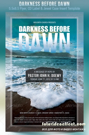 Darkness Before Dawn Church Flyer