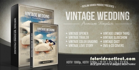Vintage Wedding Package - Project for After Effects (Videohive)