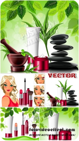   ,   / Health and Beauty, spa the procedure - vector