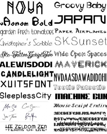   ( 9) / Collection of fonts ( Part 9 )