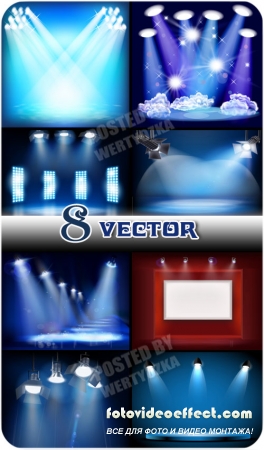 ,  / Lighting, spotlights - vector