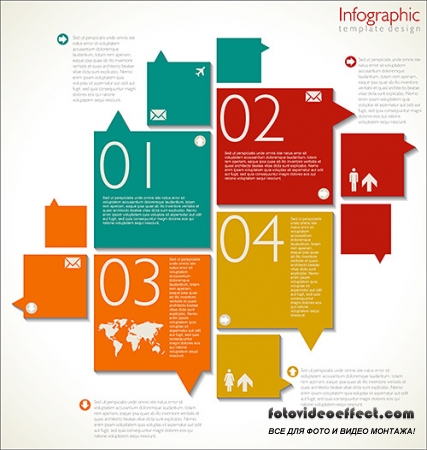 [ ]    / Modern Design Template - Infographics