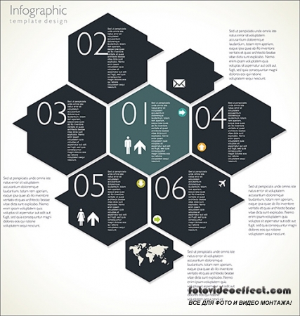 [ ]    / Modern Design Template - Infographics