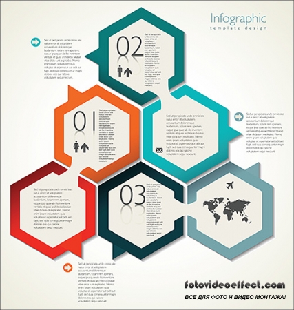 [ ]    / Modern Design Template - Infographics