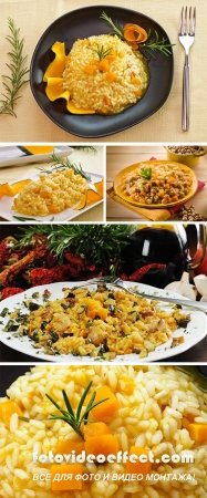 Stock Photo: Risotto with pumpkin