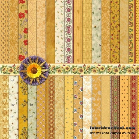 Красочный скрап-набор - Sous le Soleil de Provence