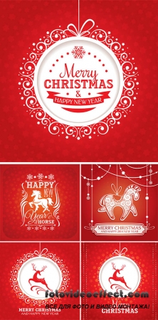 Stock: Christmas greeting card