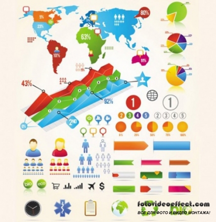 Graphical chart vector