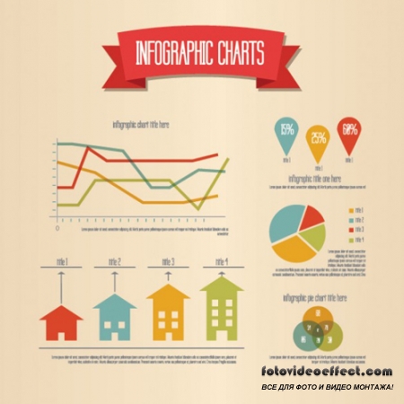 Graphical chart vector