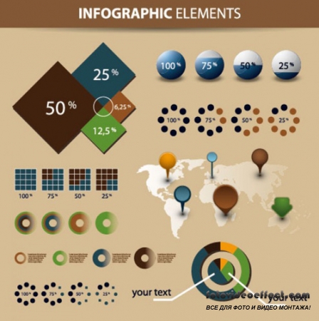 Graphical chart vector