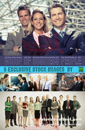 STOCK IMAGES -    / Group of Business People, Set 1