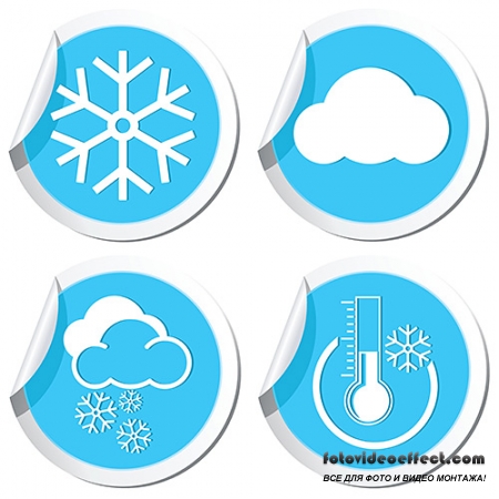 VECTOR CLIPART -   / Weather Forecast - Icons set 1