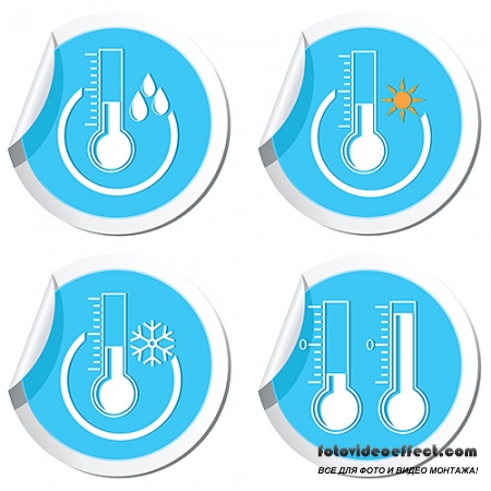 VECTOR CLIPART -   / Weather Forecast - Icons set 1