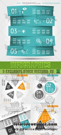 VECTOR CLIPART -    / Modern Design template - Infographics Set 2