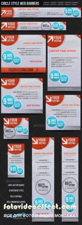 Circle Style Web Banners