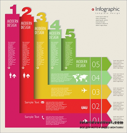    | Infographics - Modern Design template 3, 