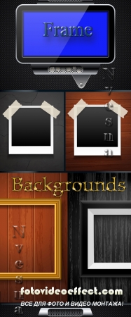      / Backgrounds  frames in Vector