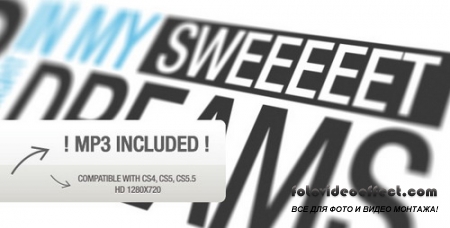 Close Your Eyes Typography - Project for After Effects (Videohive)