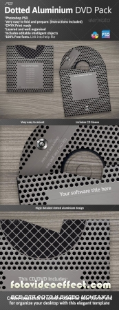 Dotted Aluminium DVD Pack