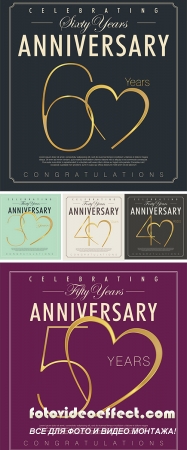 Stock: Years anniversary background