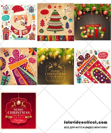       | Christmas greeting card with Santa Claus, 