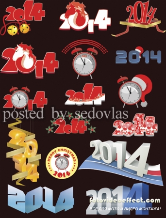Numbers to New Year 2014