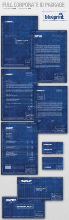 Full Corporate ID Package  old BLUEPRINT