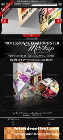 Flyer & Poster Mockup Bundle 1-3