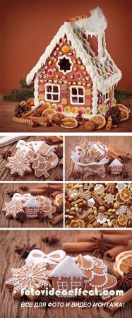 Stock Photo: Gingerbread cookies