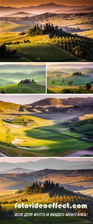 Stock Photo: Landscape, Tuscany - Italy