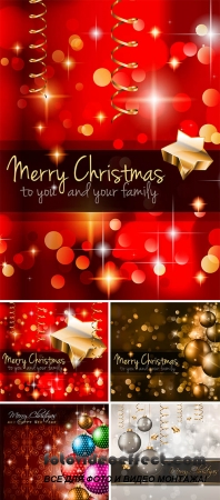 Stock: Classic Christmas Greetings background