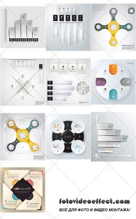   ,  | Design templates for enterprises, infographics 4, 