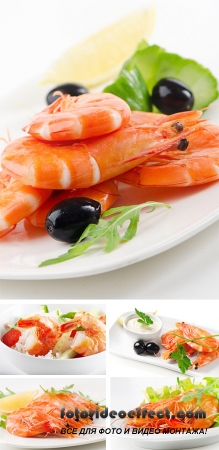 Stock Photo: Tiger shrimps