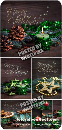    ,    / Christmas background - stock photos